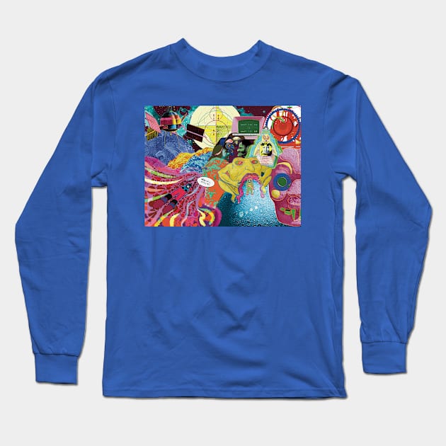 Wild in The Netherworld by Adam Lemnah Long Sleeve T-Shirt by G.H.O.S.T. Agents